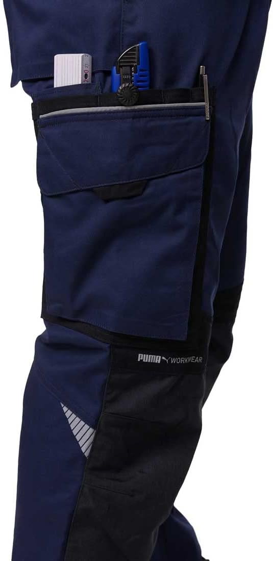 PUMA WORK WEAR Premium Arbeitshose mit vielen Taschen und extra verstärktem Nylon Gewebe 50 Marinebl