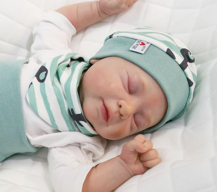 Atelier MiaMia - Pumphose Set Baby Kind von 56 bis 92, Designer Babyhose Set Limitiert !! Meerestier