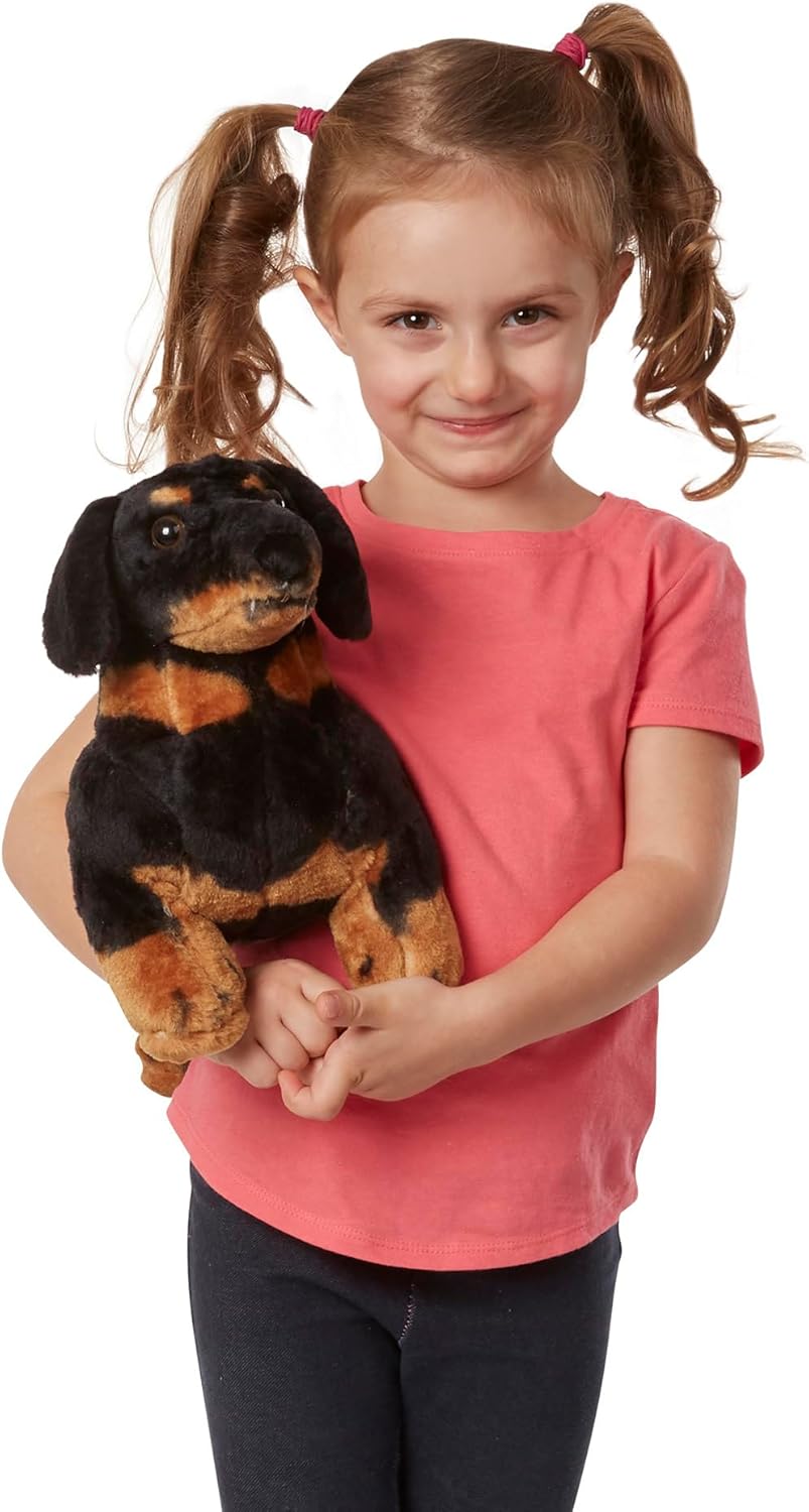 Melissa & Doug Dachshund - Plush | Soft Toy | Animal | All Ages | Gift for Boy or Girl, 35 cm, Dachs
