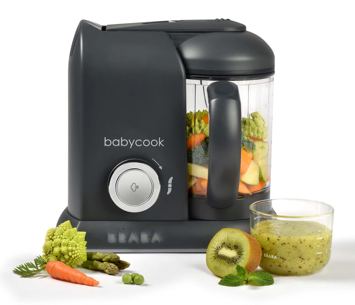 BÉABA - Babycook Solo - 4 in 1 Babynahrungszubereiter - Schonender Dampfgarer - Schnelles Dampfgaren