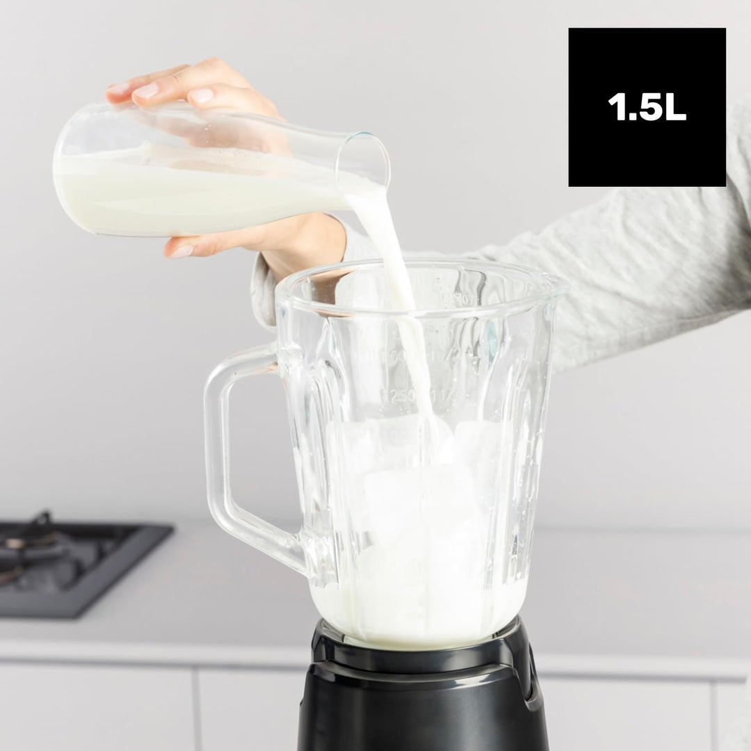 Taurus Standmixer Magnum Press 1500 | Glaskanne 1,5 l | 1500 W | 2 Geschwindigkeitsstufen + Turbo |