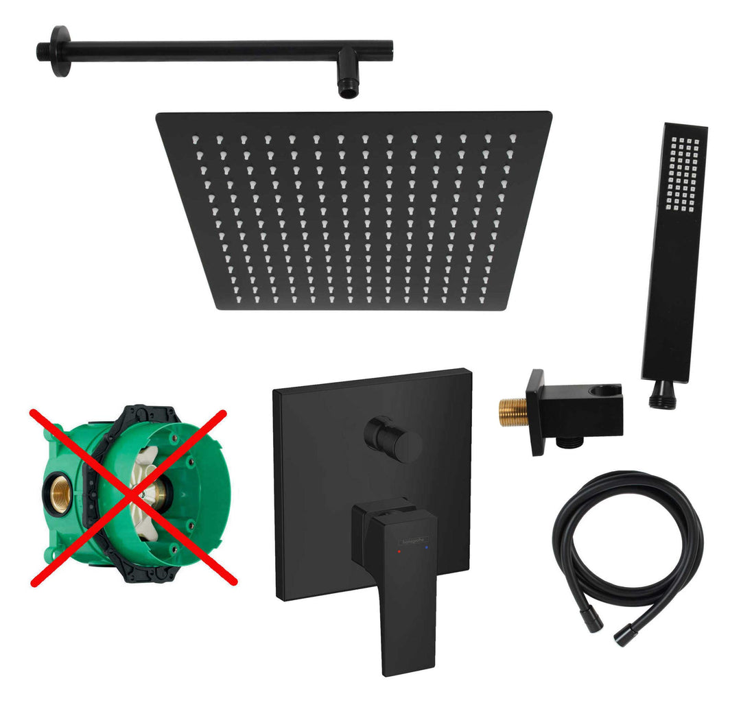 vanvilla Duschsystem mit Unterputz Duscharmatur von Hansgrohe OHNE iBox Einhebelmischer mit vanvilla