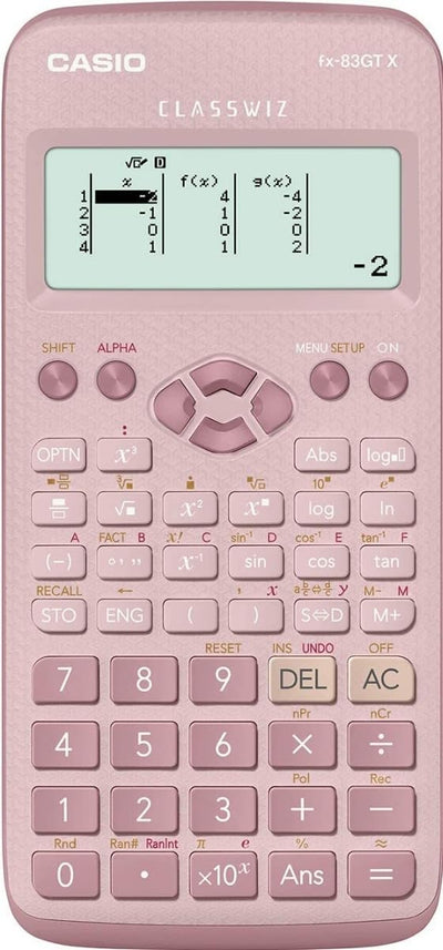 CALCUSO Standardpaket Türkis mit Taschenrechner Casio FX-83GT X pink (Deutsch) Türkis Casio FX 83 GT