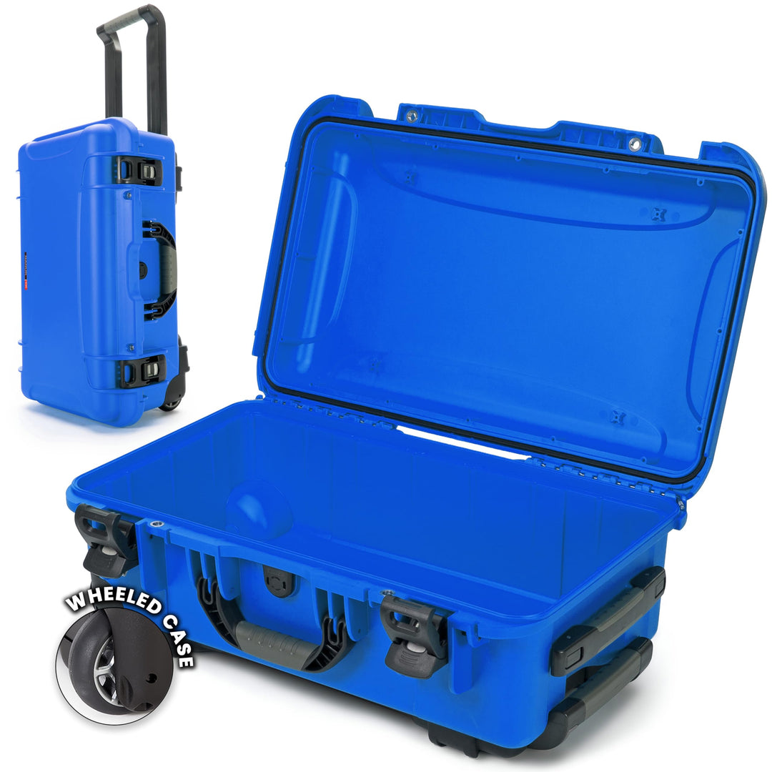 Nanuk 935 Wasserdichter Hartschalenkoffer leer - Mit Rädern - Blau Blau Leer, Blau Leer