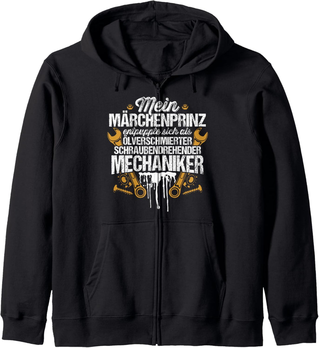 Märchenprinz - Verlobte Ehefrau Mechaniker-Freundin Kapuzenjacke