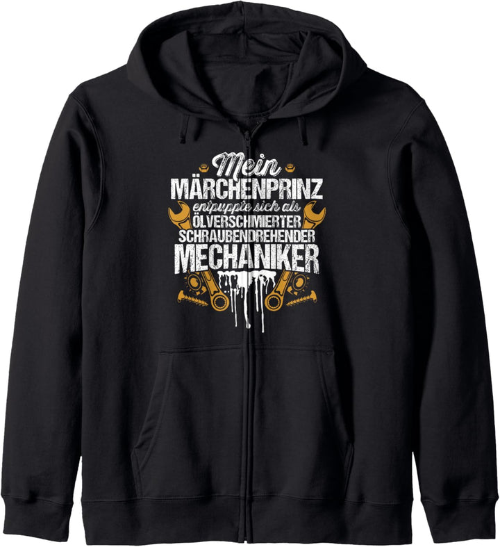 Märchenprinz - Verlobte Ehefrau Mechaniker-Freundin Kapuzenjacke