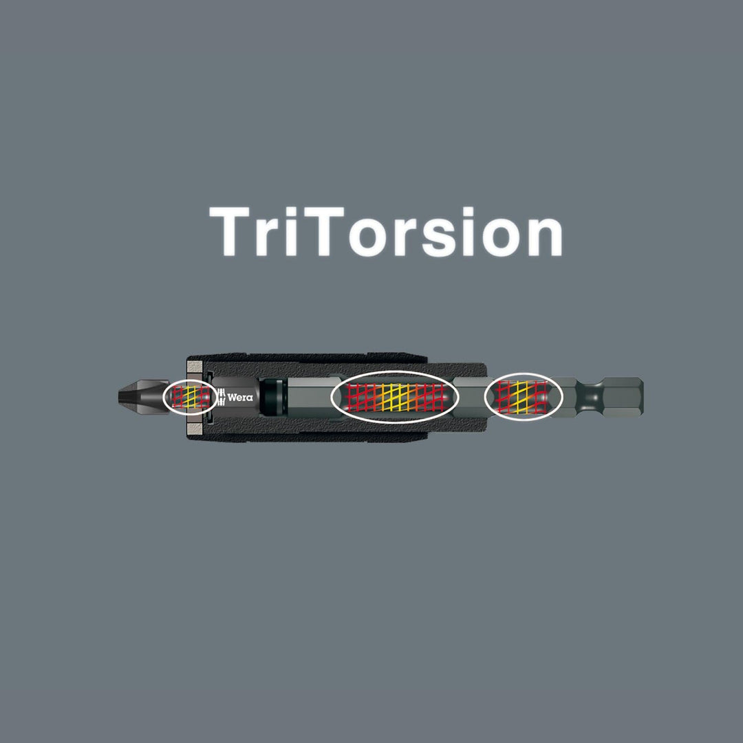 Wera Bit-Sortiment, Bit-Check 10 Impaktor 1 SB, 10-teilig, Wera 05073980001, Bit-Check 10 Impaktor 1