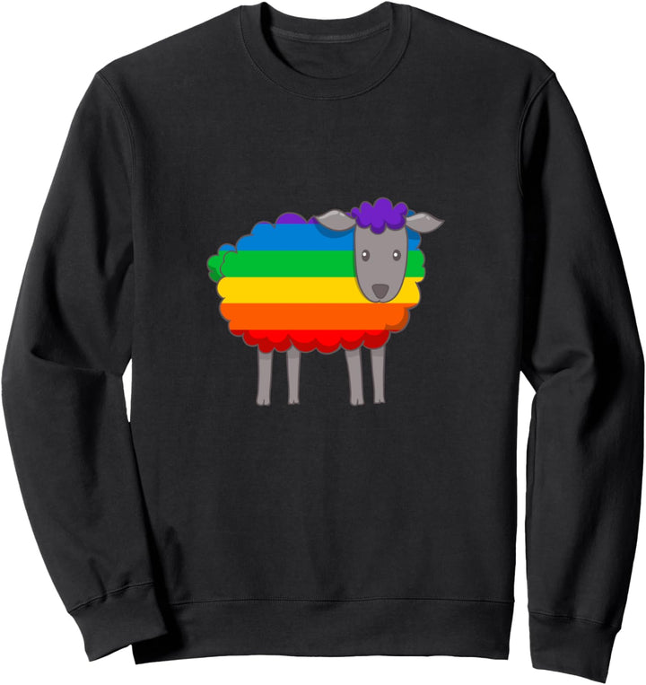 Regenbogenschaf Gay Pride LGBTQ Gleichheit Sweatshirt