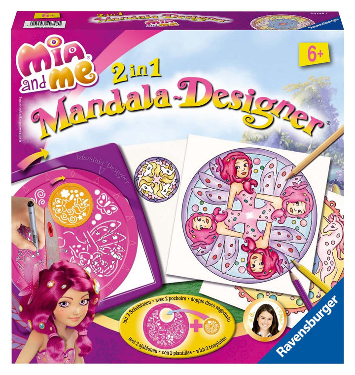 Ravensburger 29748 - 2-in-1 Mia and Me - Mandala-Designer