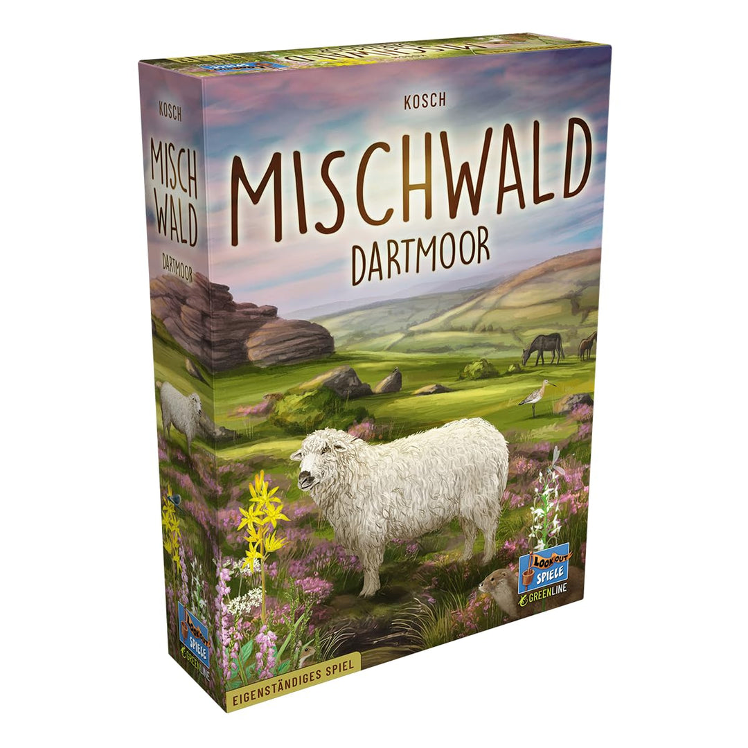Lookout, Mischwald: Dartmoor, Grundspiel, Familienspiel, Kartenspiel, 2-5 Spieler, ab 10+ Jahren, 60
