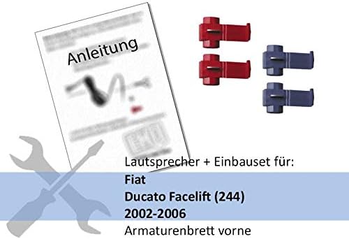 JBL Auto Lautsprecher Boxen Stage2 424 300 Watt 10 cm 2 Wege Koax passend für FIAT Ducato Facelift 2