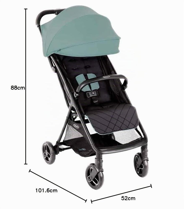 Graco Myavo™ Reisebuggy, ab Geburt bis ca. 4 Jahre (bis 22 kg), leicht, schnell zusammenklappbar, zu