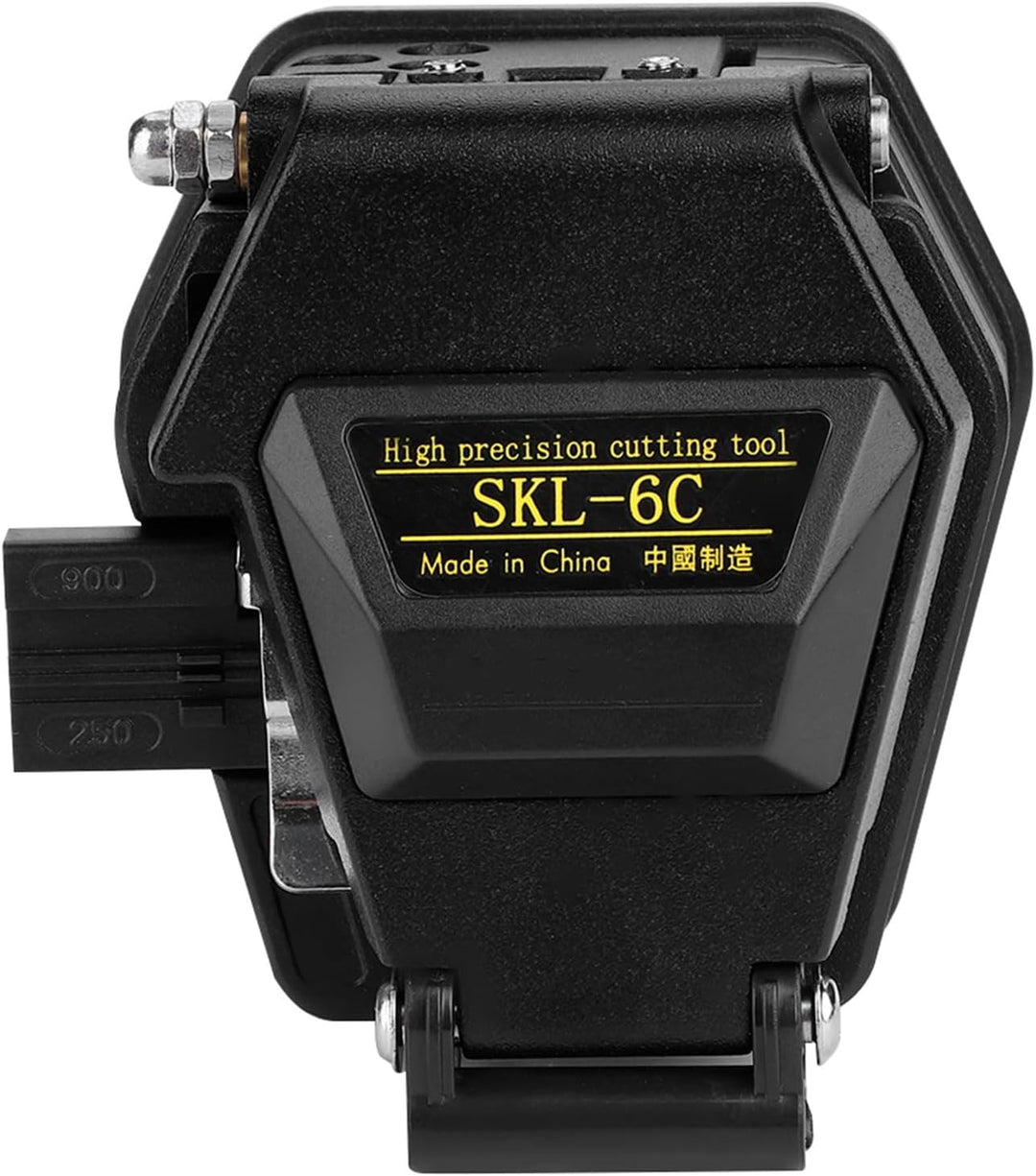Glasfaserspalter, SKL-6C Präzisions-Glasfaserspalter Glasfaser-Schneidwerkzeug mit 3 Schraubenschlüs
