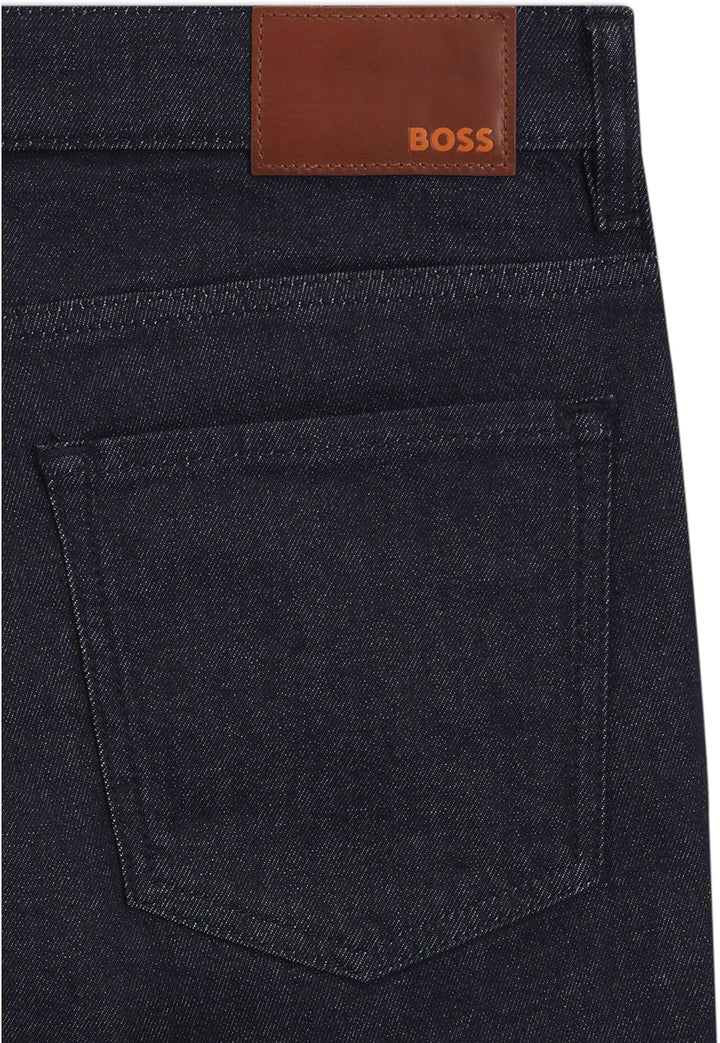 BOSS Herren H-Re.Maine Blaue Maine Regular-Fit Jeans aus bequemem Stretch-Denim 30W / 32L Dark Blue4
