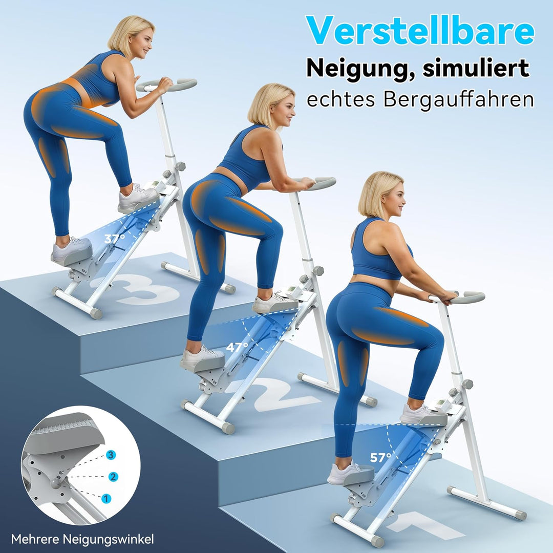 Stepper für Zuhause Gym,Steppers Faltbare Tragbares Pedal,Treppensteiger Crosstrainer,Heimtraining,