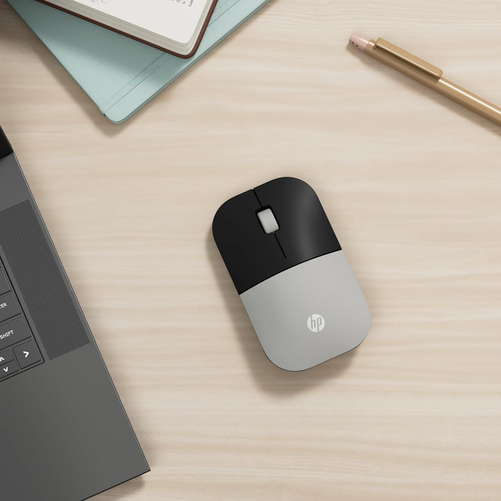 HP Z3700 Wireless Maus – Kabellose 2,4 GHz Funkmaus mit 1200 DPI, flaches Design, leiser Betrieb, bi