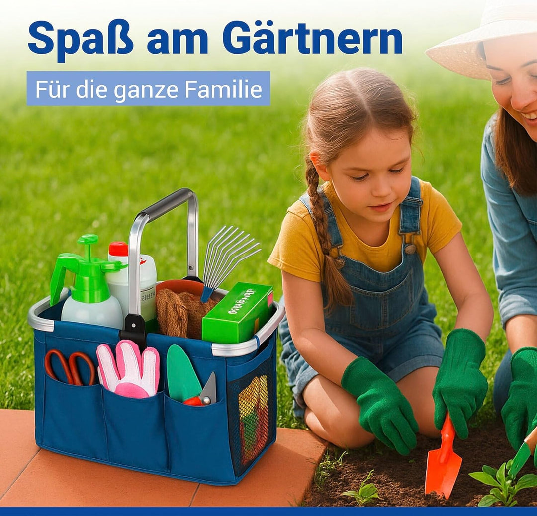 Universal Outdoor Korb, faltbarer Transportkorb für Garten, Haushalt und Freizeit, variable Innenein