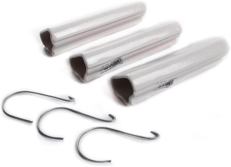 rg-vertrieb Keramik Verdampfer Verdunster für Rippenheizkörper Wasserdunster 0, 35L Weiss (3 Stück),