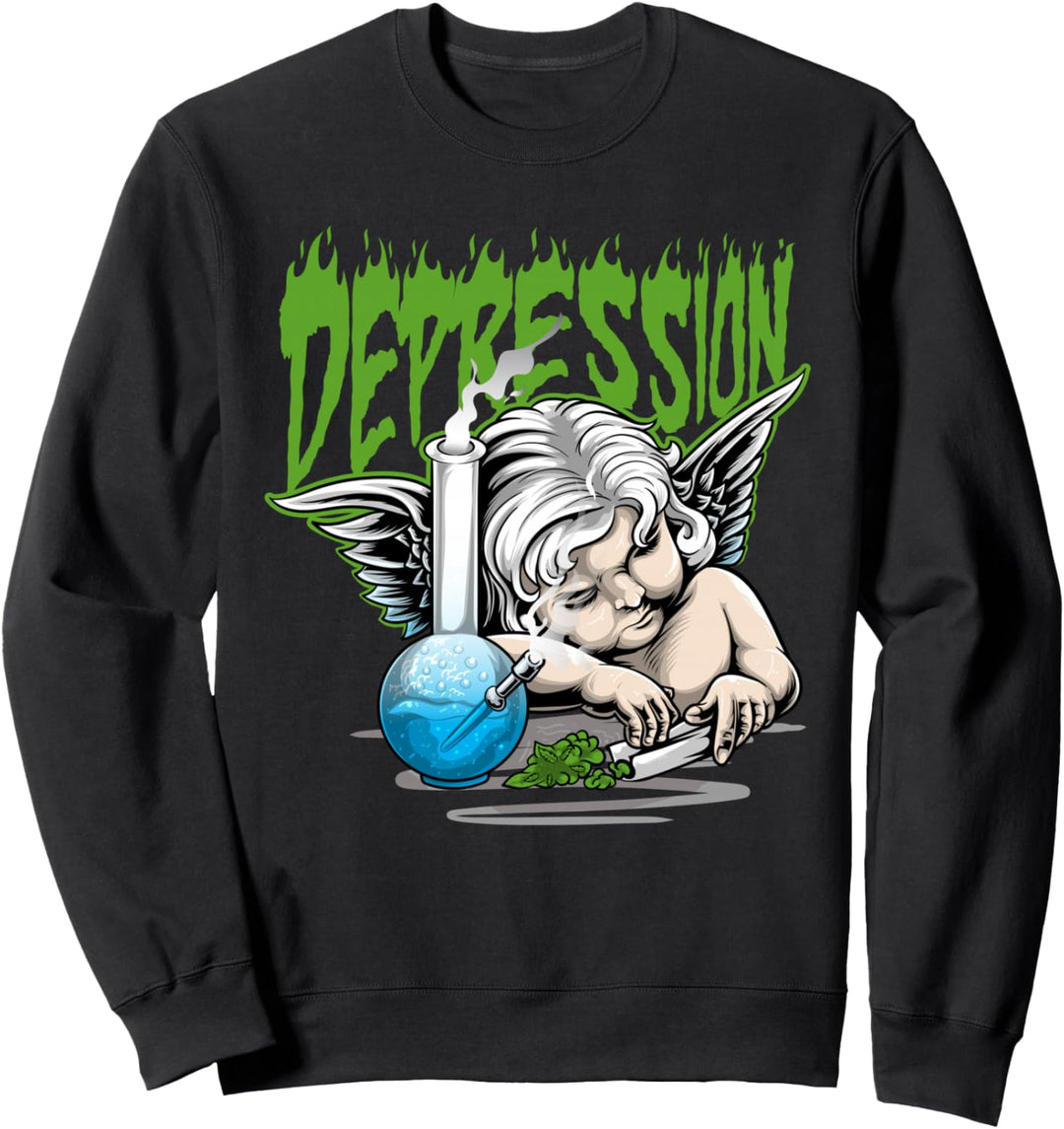 Depression Angel - Traurige Ästhetik Edgy Streetwear Sweatshirt