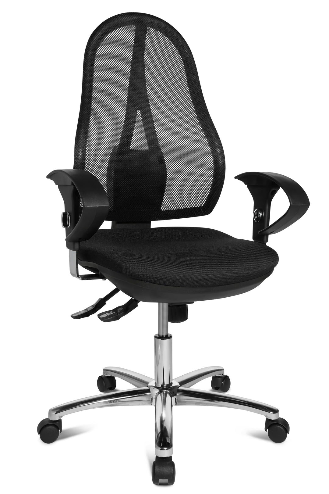 TOPSTAR Open Point SY Deluxe, ergonomischer Syncro-Bandscheiben-Drehstuhl, Bürostuhl, Schreibtischst