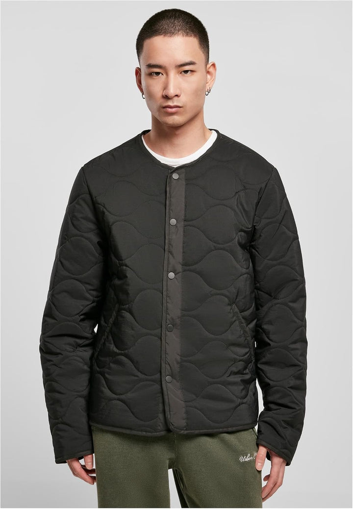 Urban Classics Herren Liner Jacket L Schwarz, L Schwarz