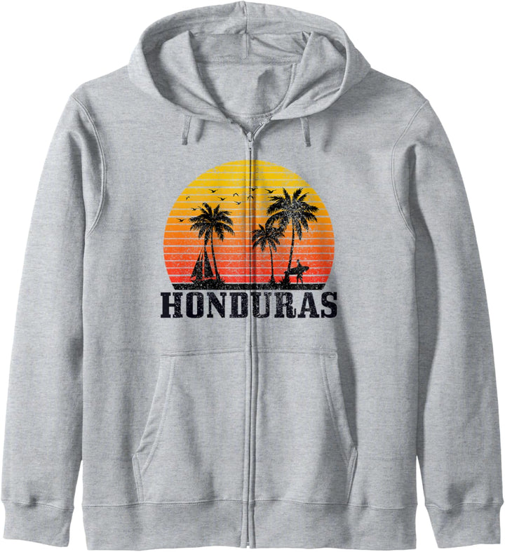 Honduras Surfer Vintage Souvenir Kapuzenjacke