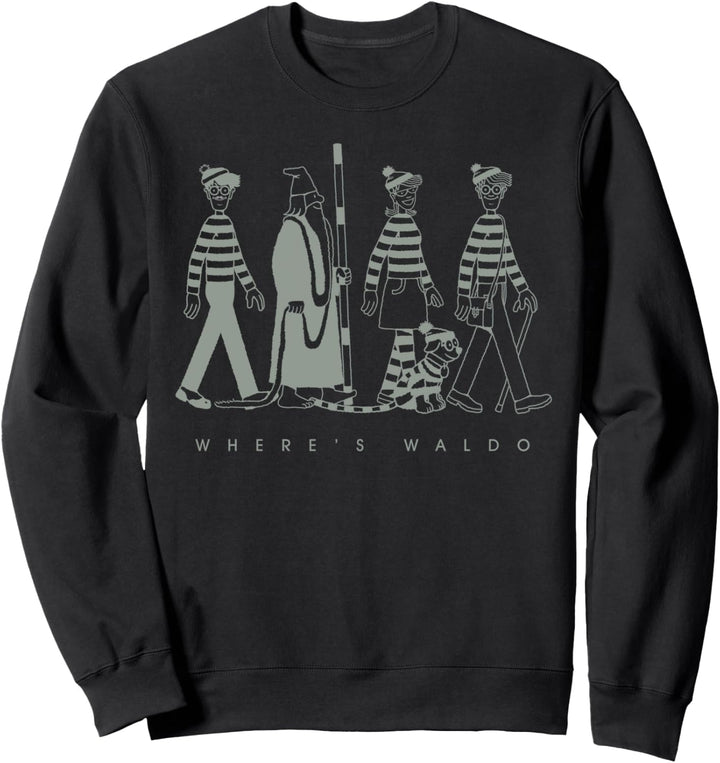 Where's Waldo Group Shot Walking Sweatshirt