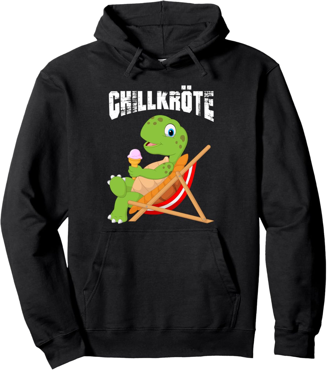 Chillkröte Schildkröte Turtle lustiges Chillkröte Pullover Hoodie