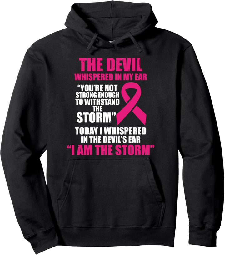 Ich bin der Sturm schönes Krebsbewusstsein Pullover Hoodie