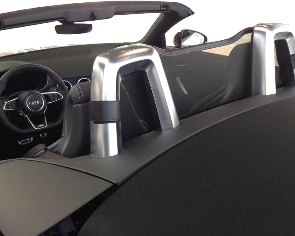 Aperta Windschott passend für Audi TT 8S FV9 100% Passgenau OEM Qualität Schwarz Windstop Windabweis