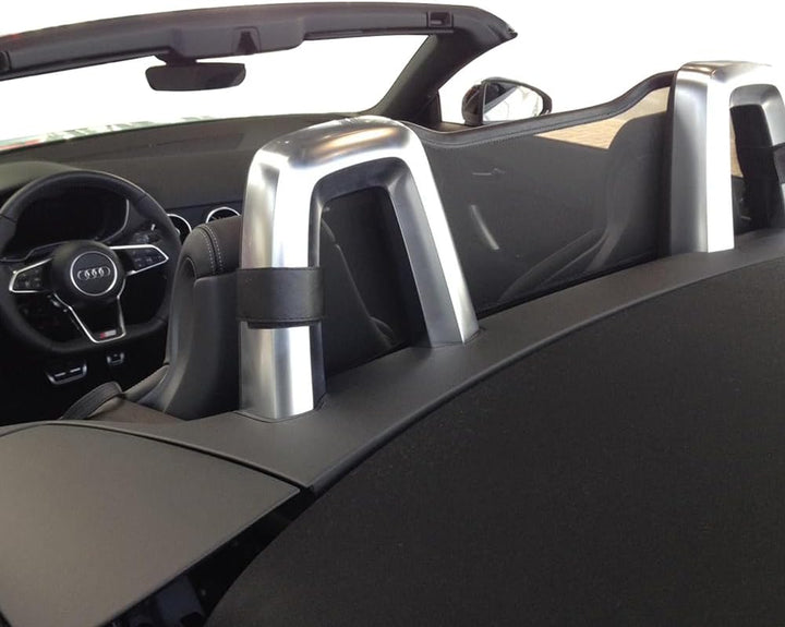 Aperta Windschott passend für Audi TT 8S FV9 100% Passgenau OEM Qualität Schwarz Windstop Windabweis