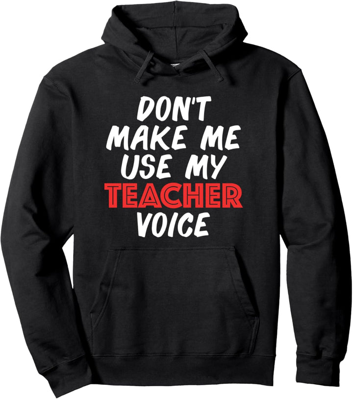 Lustige Lehrerstimme Teach Teachers Geschenke Mathe Liebe Pullover Hoodie