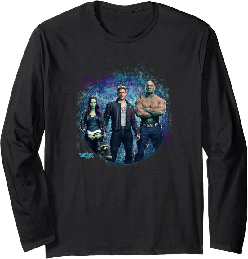 Marvel Guardians Of The Galaxy Vol. 2 Galaxy Portrait Langarmshirt