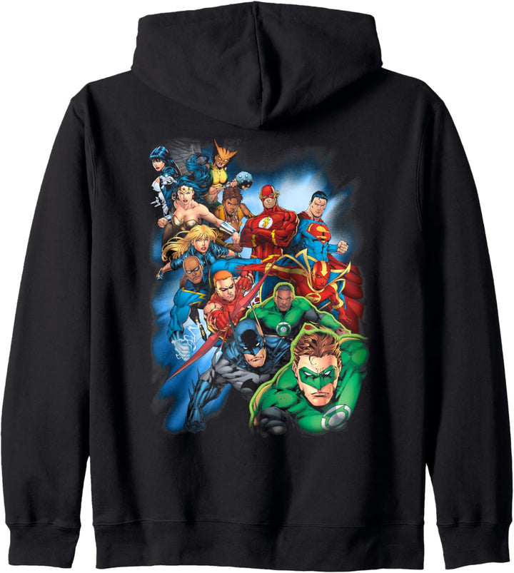 Justice League Mighty Heroes Unite Kapuzenjacke