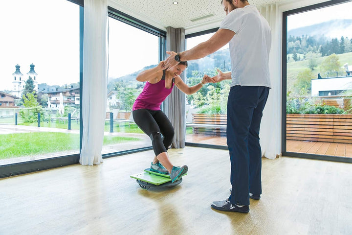 MFT Sport Disc Fitnessgerät, grün/grau, 52 x 51 x 51 cm