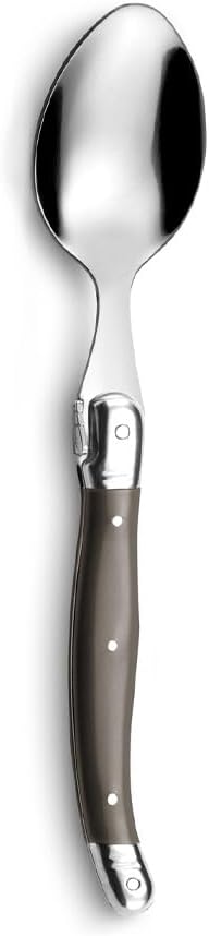LOU LAGUIOLE TRADITION Steakmesser Besteck Set 24-teilig | Steakbesteck mit Tradition und Stil | Gri