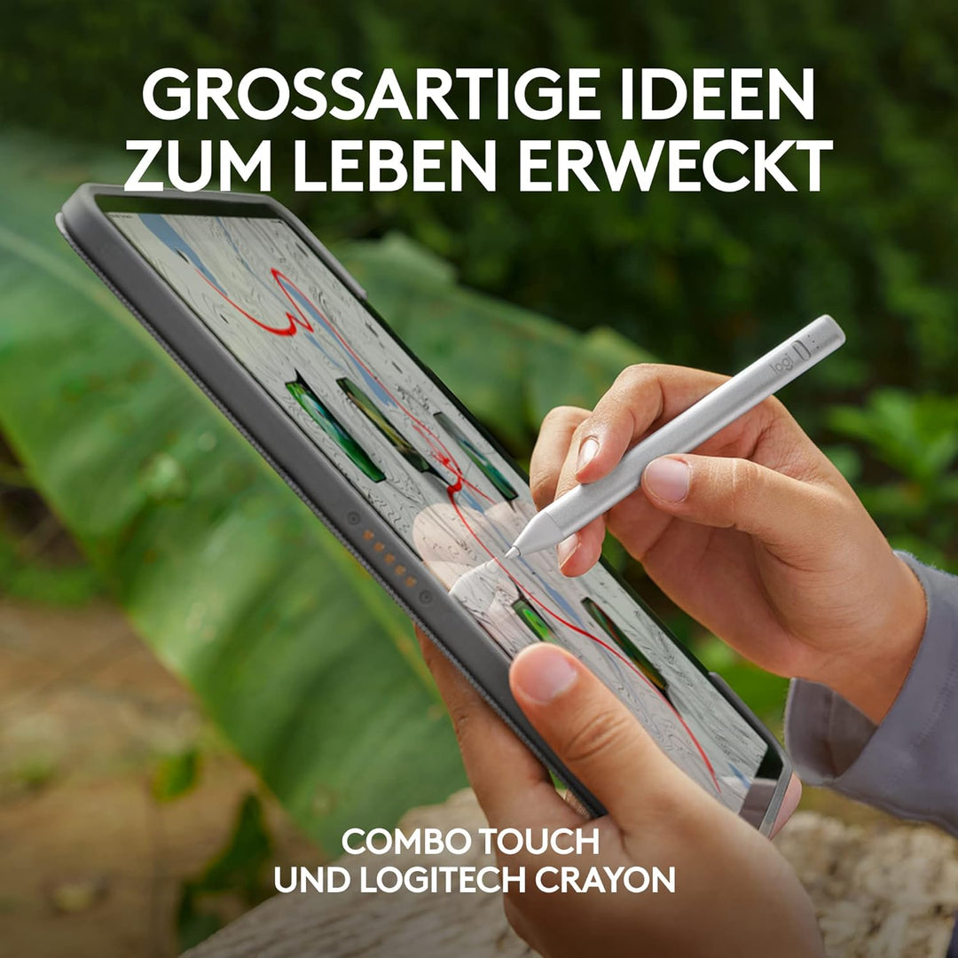 Logitech Combo Touch iPad Pro 11 Zoll (1., 2., 3., 4. Generation – 2018, 2020, 2021, 2022) Tastatur-