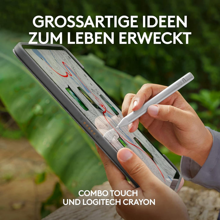 Logitech Combo Touch iPad Pro 11 Zoll (1., 2., 3., 4. Generation – 2018, 2020, 2021, 2022) Tastatur-