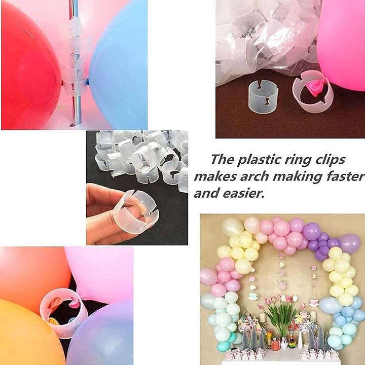 68PCS Weisse Ballonbogen-Kit,Tisch Luftballon Bogen Kit,Ballon Arch Kit,Party Dekoration Ballonbogen