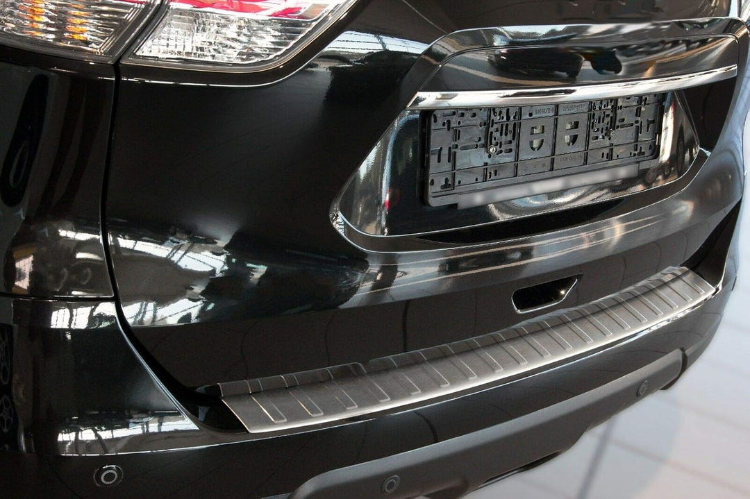 Ladekantenschutz Edelstahl MATT kompatibel für NISSAN X-TRAIL T32, 2017 | mit Abkantung | premium Qu