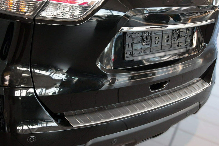 Ladekantenschutz Edelstahl MATT kompatibel für NISSAN X-TRAIL T32, 2017 | mit Abkantung | premium Qu