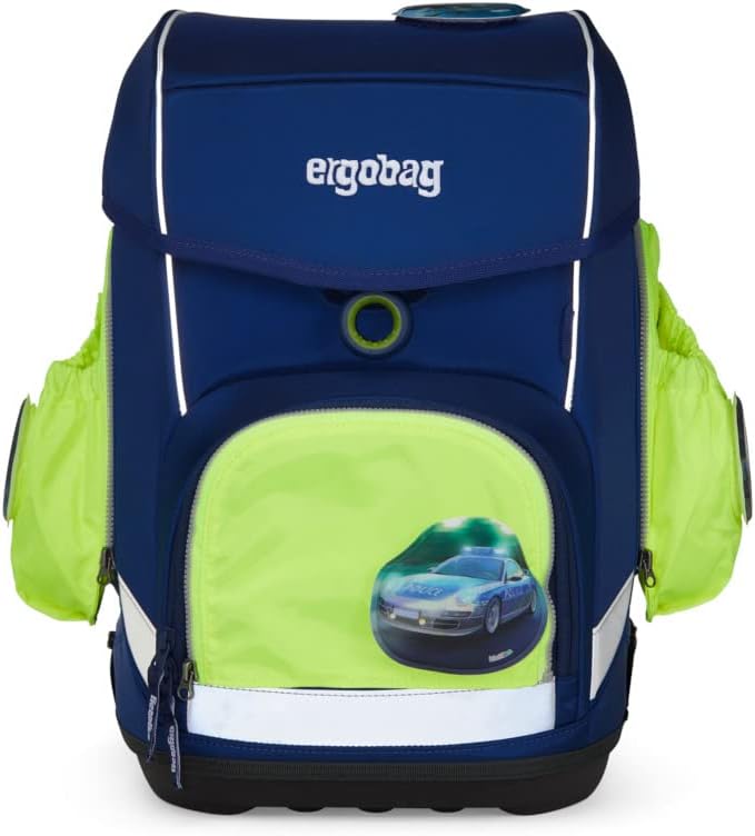 ergobag pack Seitentaschen Zip Set Sichtbarkeits-Set mit Seitentaschen, pack, cubo und cubo light ge