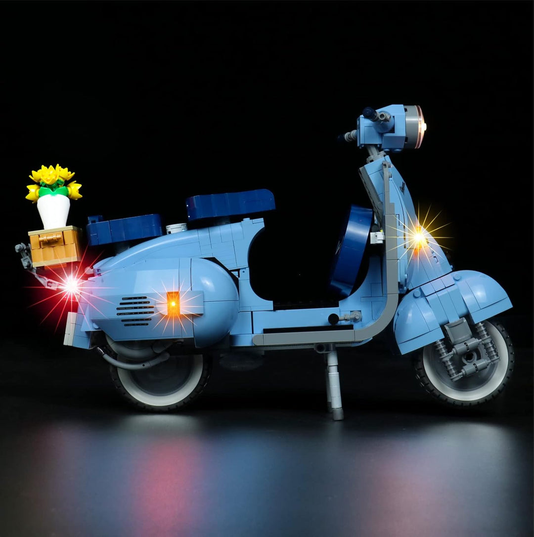 Led Licht Set Kompatibel mit LEGO Vespa 125 Vintage Scooter, Led Beleuchtungs Set Compatible with LE