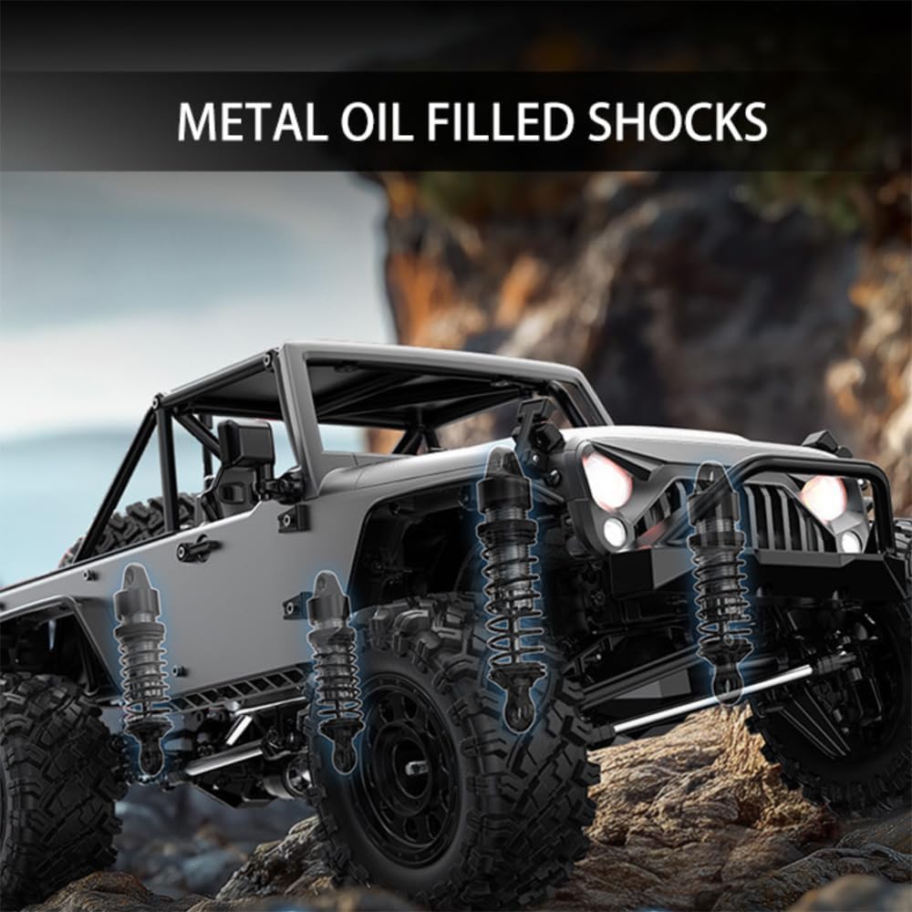 X-Verse MJX H12Y 1:12 Ferngesteuertes Auto Crawler für Erwachsene, 4WD Wasserdichtes RC Auto mit Bür