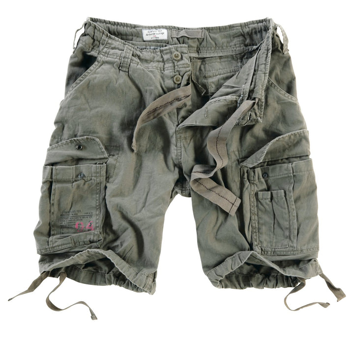 Surplus Raw Vintage Airborne Herren Cargo Shorts S Oliv, S Oliv