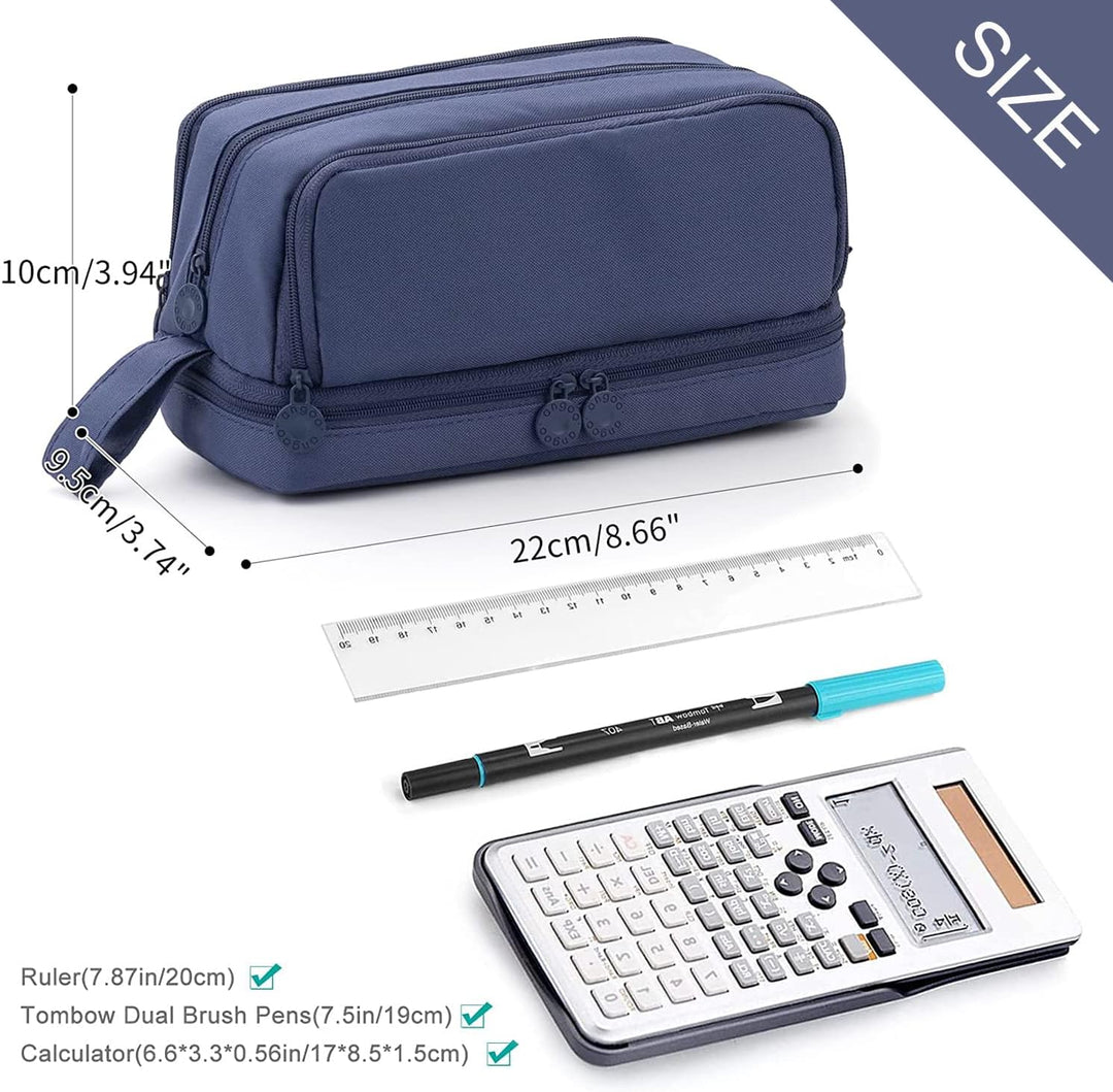 Federmäppchen Mäppchen für Jungen Mädchen Teenager, Gross Federtasche Federmappe Erwachsene Etui Sch