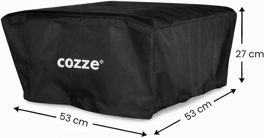 COZZE® 90333 Abdeckhülle Schutzhülle für Cozze Ofen 90348/90349 53,5 x 53,5 x 27 cm, 53,5 x 53,5 x 2
