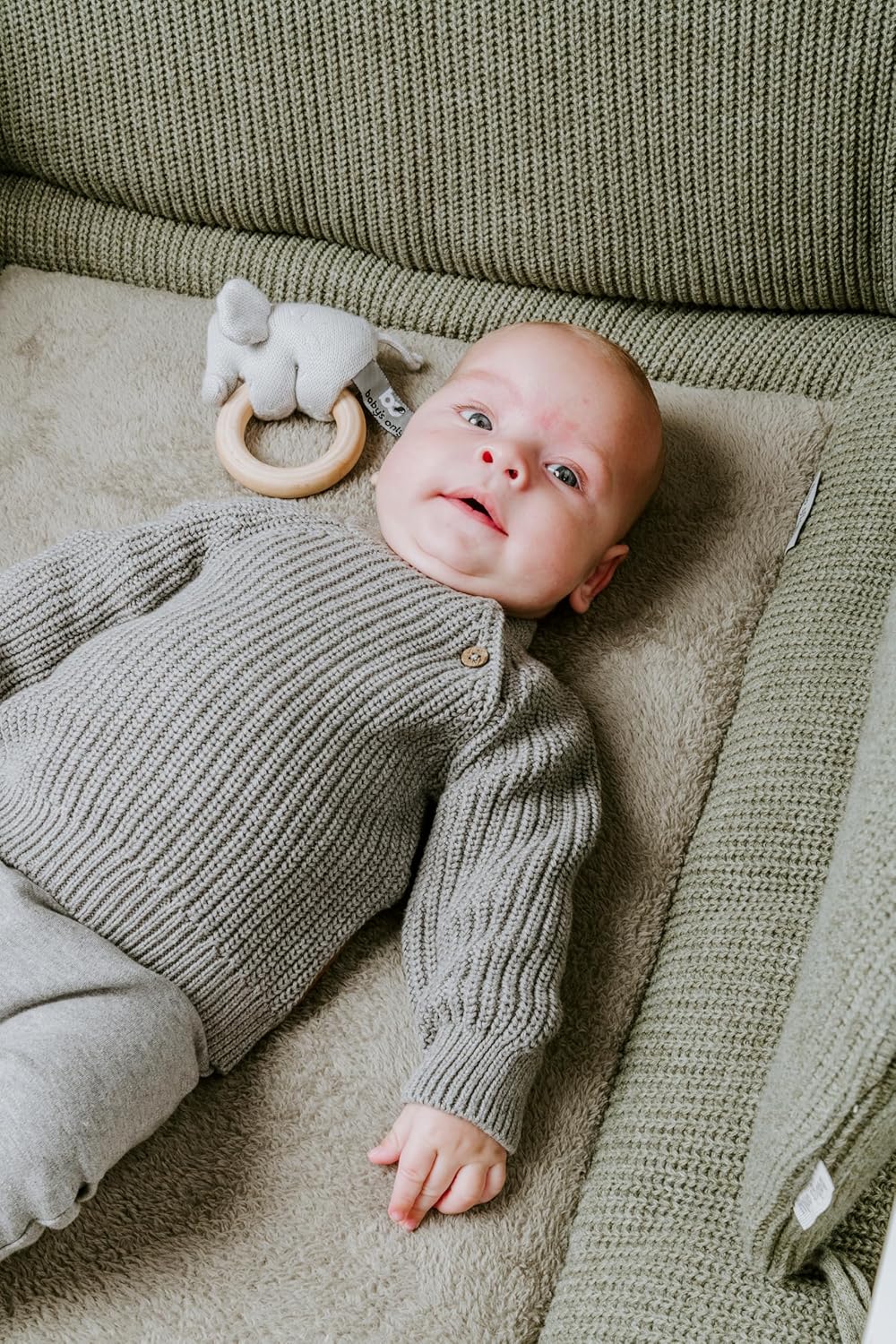 Baby's Only - Laufgittereinlage Hope - Gestrickte Krabbeldecke für Baby - Quadratischer laufstallein