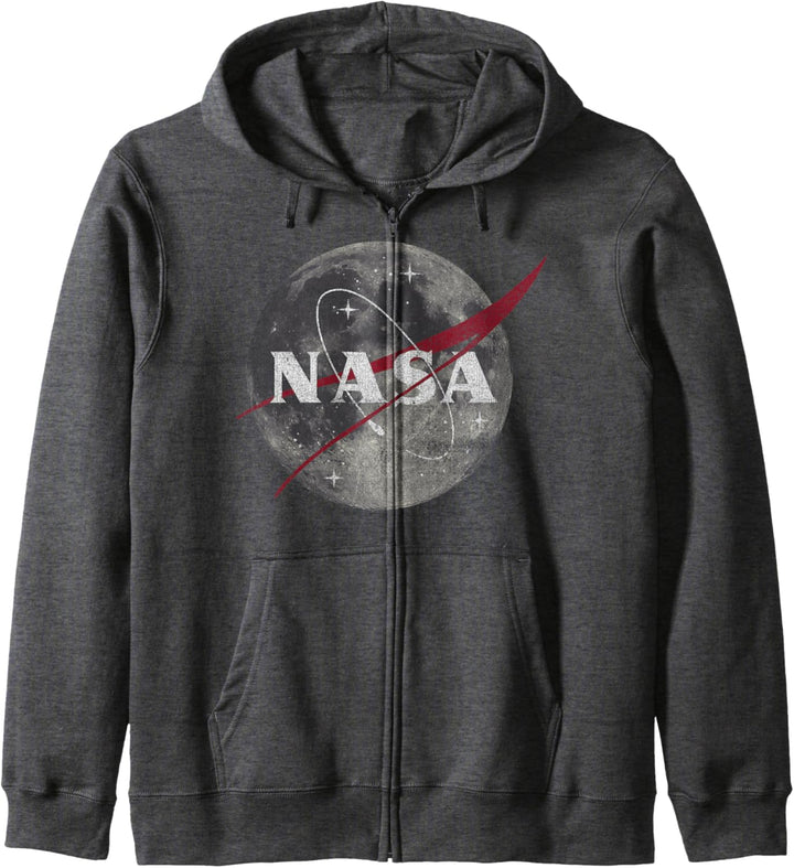 NASA Moon Space Logo Kapuzenjacke
