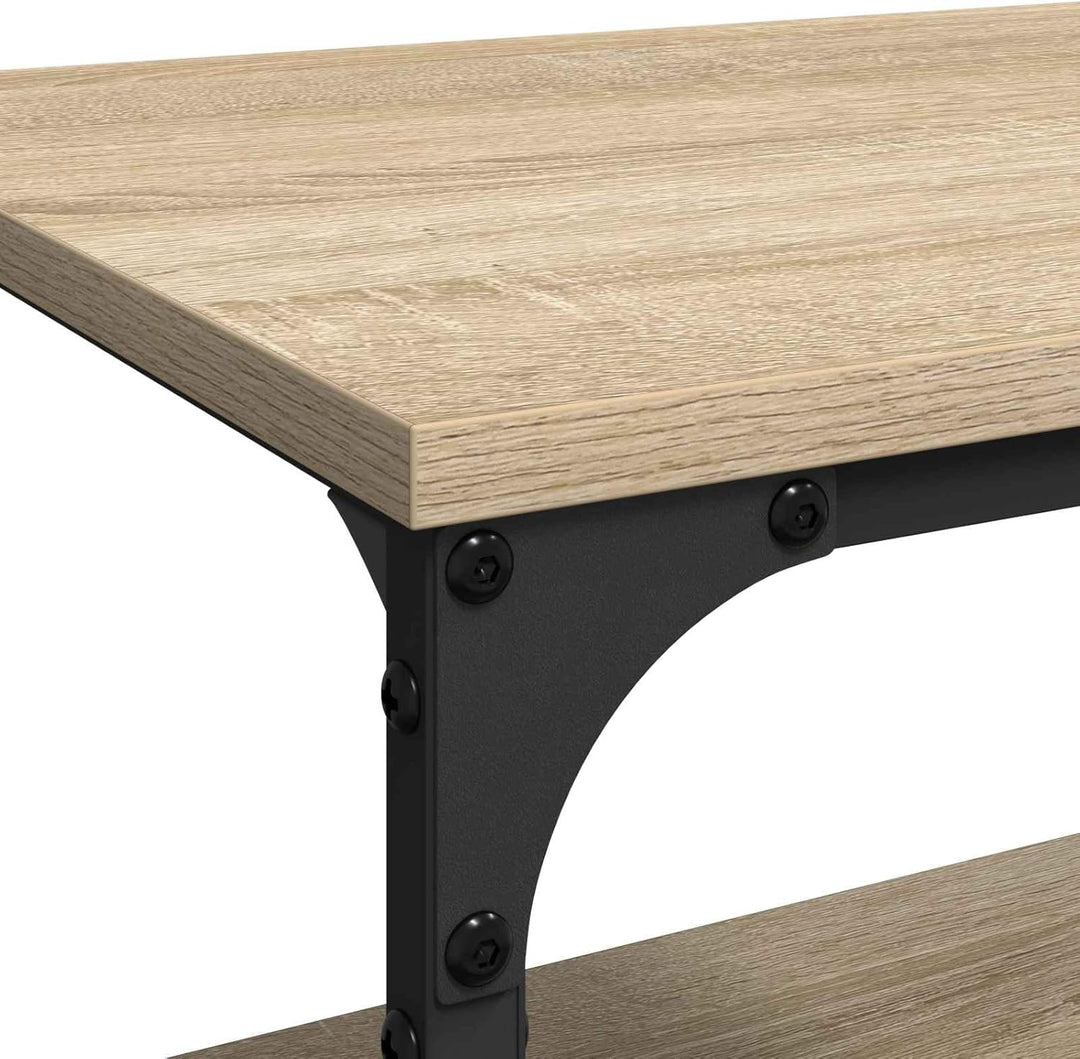 vidaXL Küchentrolley Sonoma-Eiche 60 x 41 x 76 cm Holzwerkstoff, Brauner Küchenwagen, moderner Troll